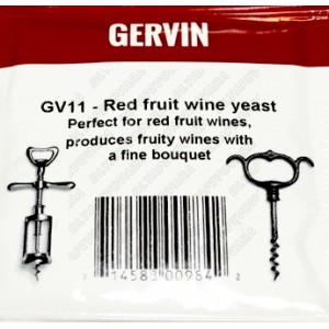 Дрожжи винные Gervin GV11 Red Fruit Wine 3