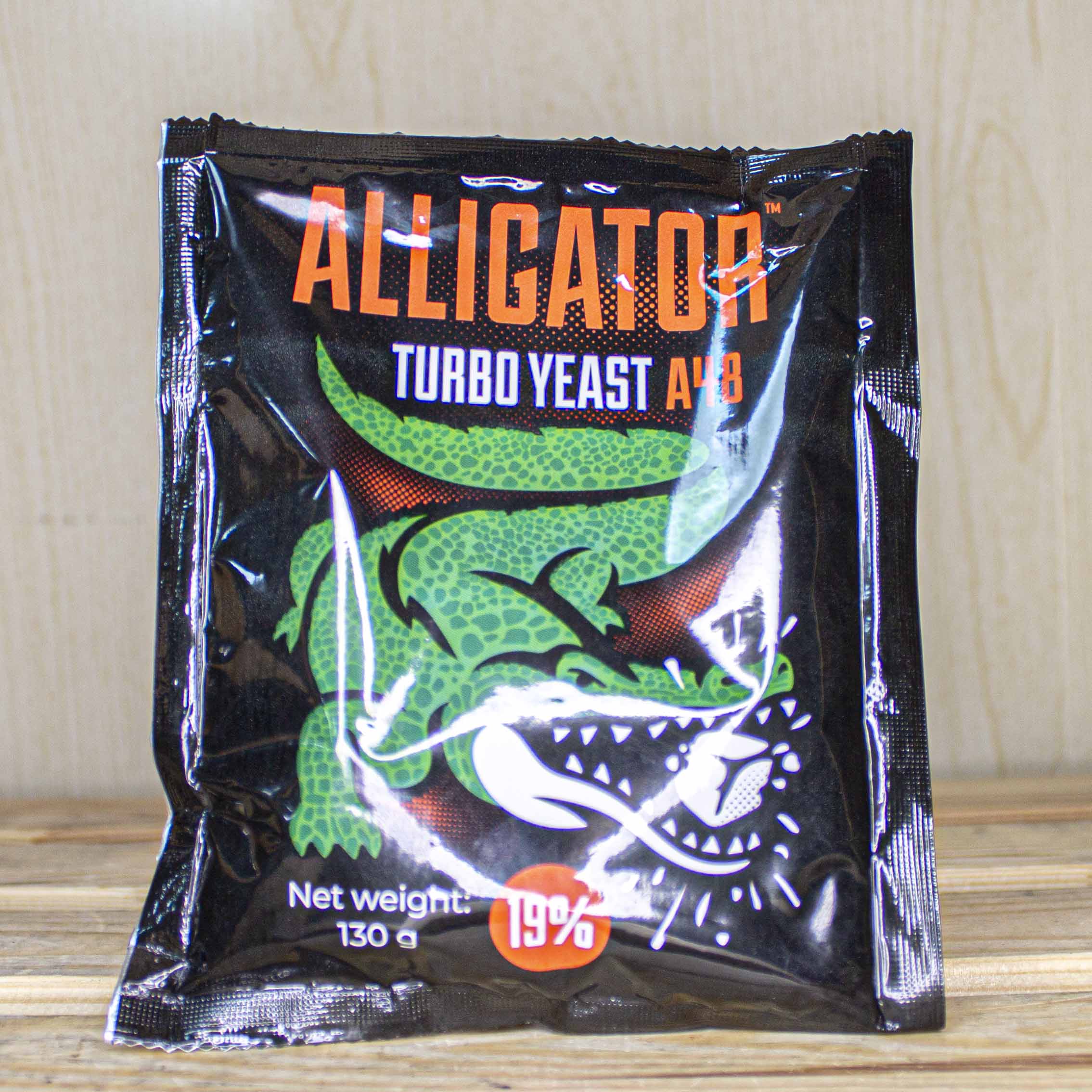 Дрожжи спиртовые ALLIGATOR turbo yeast A48, 130 гр – 